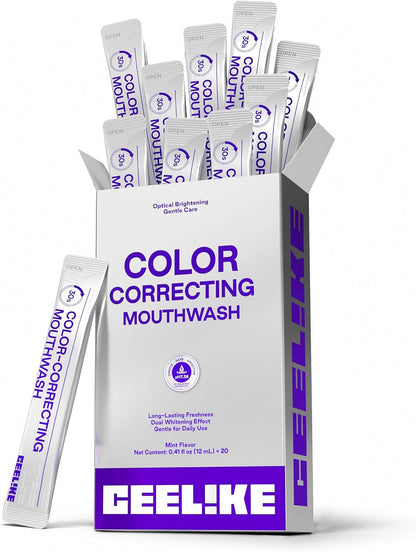 Bain de Bouche Blanchissant en Bâtonnets nHAP-Pro – 20 Sachets, Format Voyage