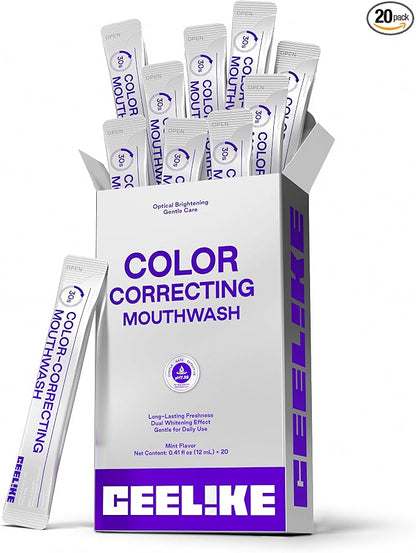 Bain de Bouche Blanchissant en Bâtonnets nHAP-Pro – 20 Sachets, Format Voyage