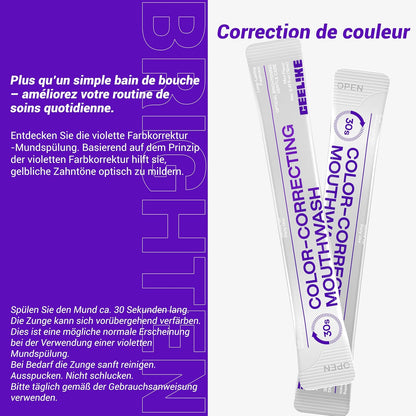 Bain de Bouche Blanchissant en Bâtonnets nHAP-Pro – 20 Sachets, Format Voyage